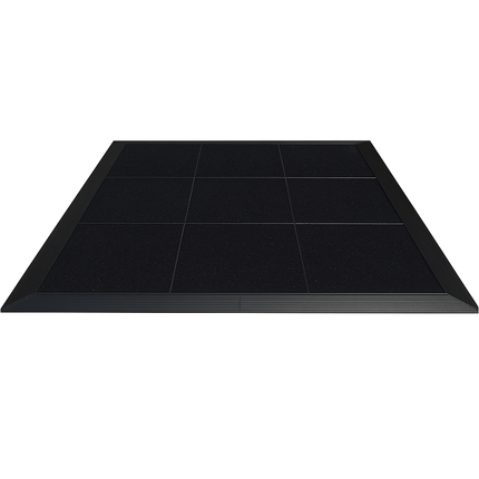 Portable Commercial Black Dance Floor with Trim