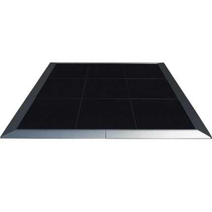 Portable Commercial Black Dance Floor with Trim