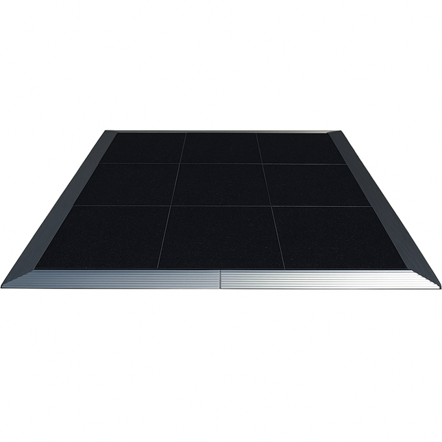 Portable Commercial Black Dance Floor with Trim