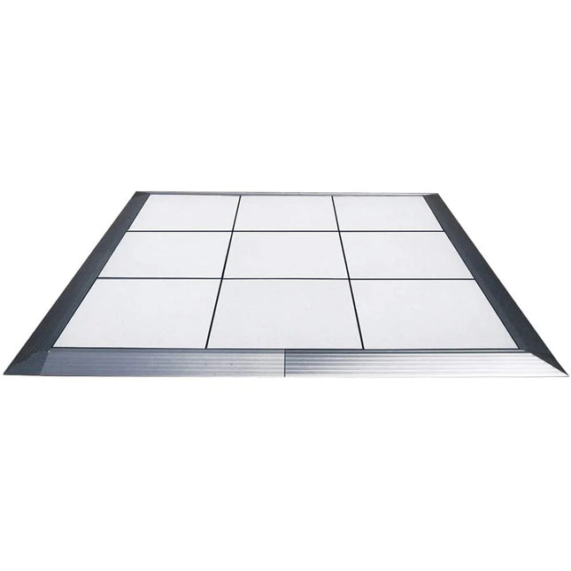 Portable Commercial White Dance Floor with Trim