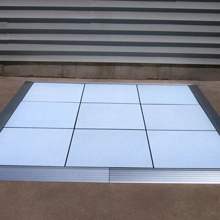 Portable Commercial White Dance Floor with Trim