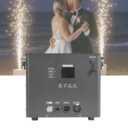 Battery 350W Powered Fountain Sparkler Cold Spark Machine