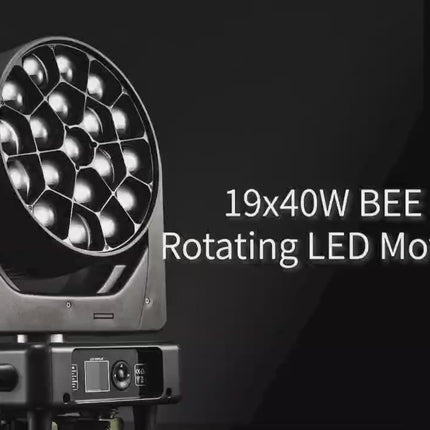 ACS 40W x 19 Bee Eyes Moving Head Wash Light | BCE-2592151.BCE-2592152.BCE-2592153.BCE-2592154.BCE-2592155.BCE-2592156.BCE-2592157.BCE-2592158.BCE-2592159.BCE-2592160.BCE-2592161.BCE-2592162.BCE-2592163.BCE-2592164.BCE-2592165