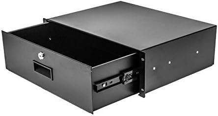ACS Server Cabinet Case 19" Rack Mount DJ Locking Lockable Deep Drawer with Key 3U - ACS